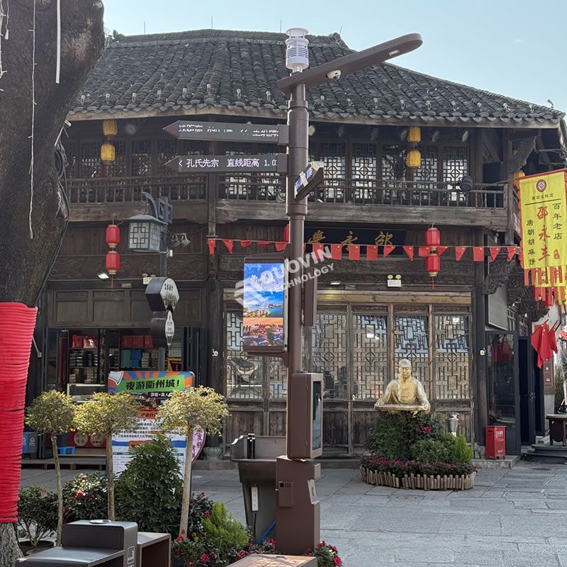 水亭门景区智能导览多功能杆项目