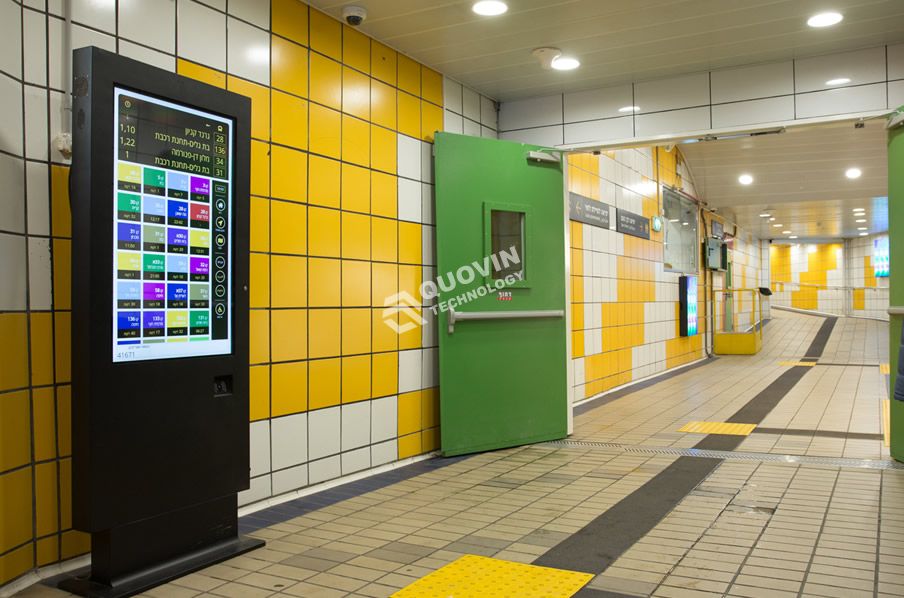 Subway transportation digital signage