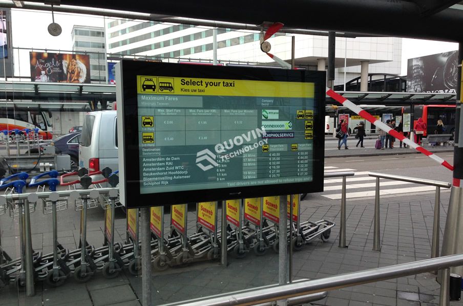 Taxi station inform Displays
